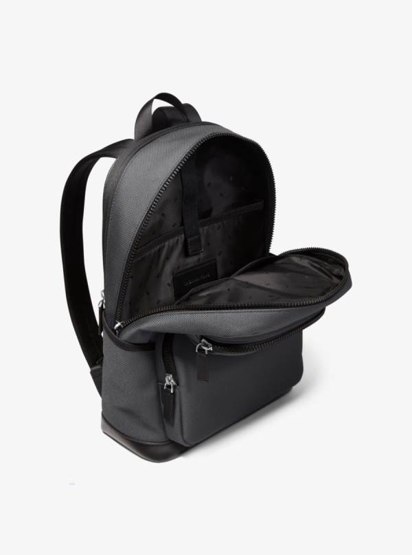 Panske Batohy Michael Kors Kent Sport Woven Siva - Tasky Michael Kors Levně | PCUYT-0162